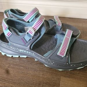 Merrell Choprock Strap Womens 9US Blue Smoke